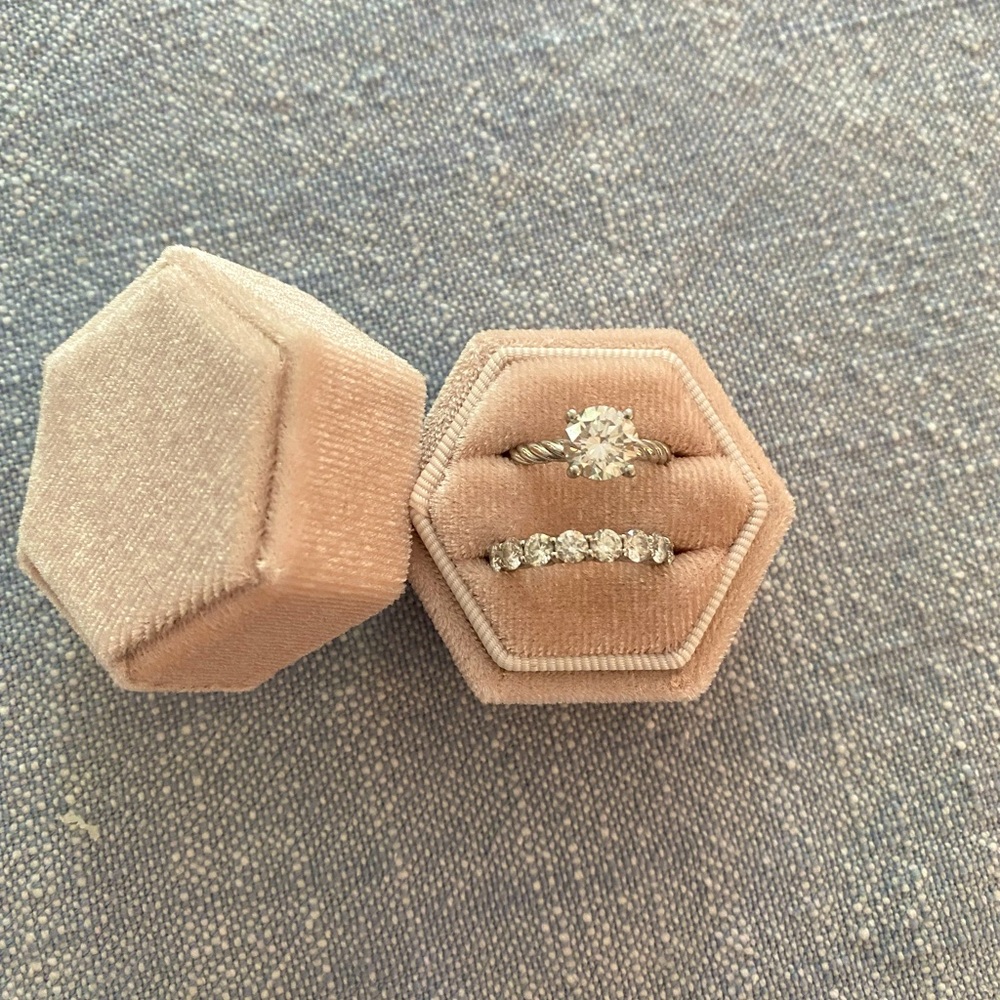 Light Pink Ring Box